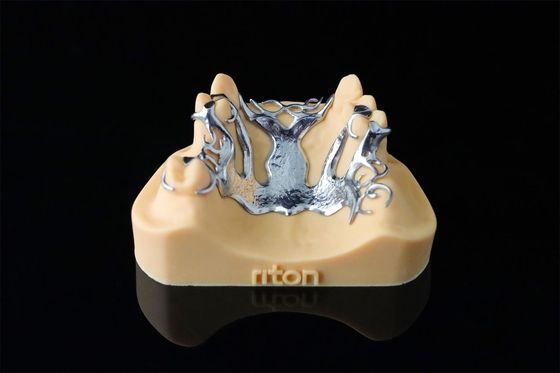 Κεραμικός δοντιών τιτανίου τρισδιάστατος εκτυπωτής πυροσυσσωματώματος μετάλλων λέιζερ εκτυπωτών ελαφρύς θεραπεύοντας οδοντικός